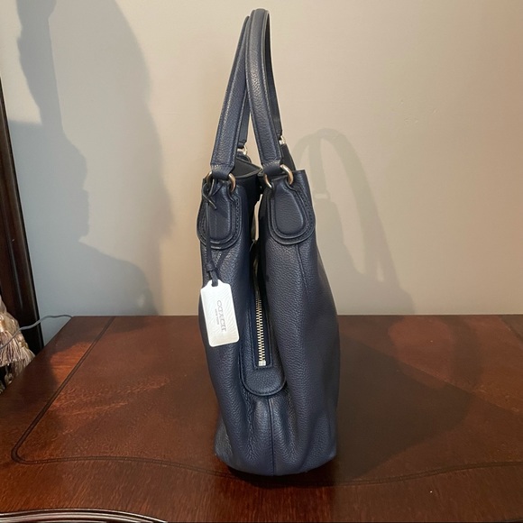 Coach Edie Blue Shoulder Bag - Picture 7 of 16